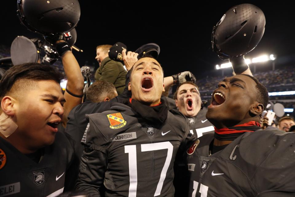 Army guaranteed a finish above .500 with a win over Navy. (Getty)