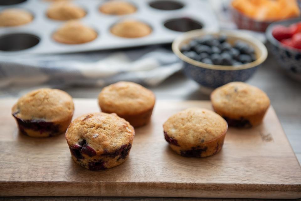 Blueberry Pancake Muffins.