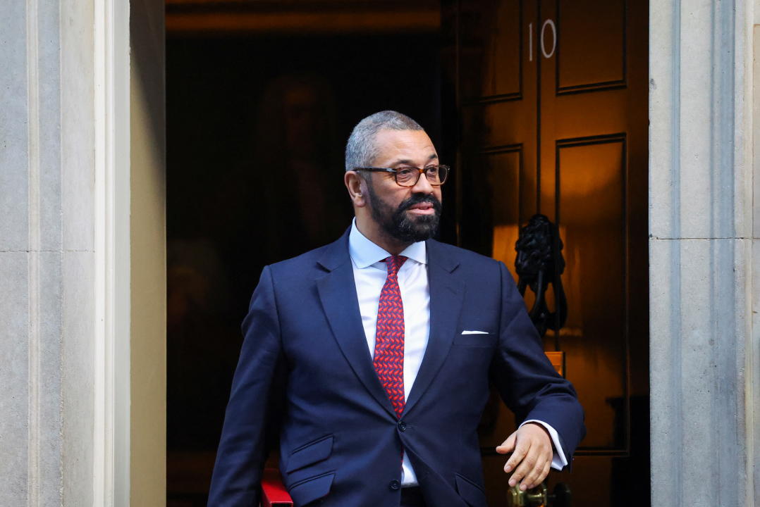 British Home Secretary James Cleverly leaves following a Cabinet meeting at 10 Downing Street in London, Britain, January 9, 2024. REUTERS/Toby Melville