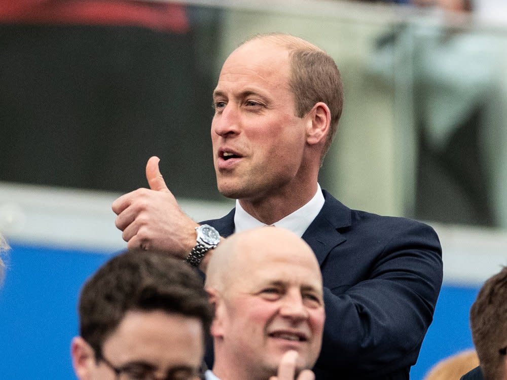 Prinz William wird erneut im Stadion England die Daumen drücken. (Bild: imago images/Beautiful Sports)
