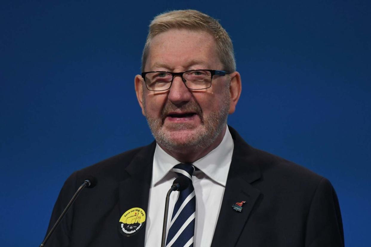 Len McCluskey has warned Boris Johnson could face citizen's arrest in Scotland: AFP/Getty Images