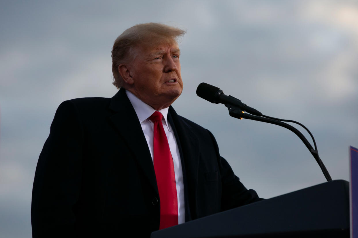 Former President Trump Holds Rally In North Carolina - Credit: Allison Joyce/Getty Images