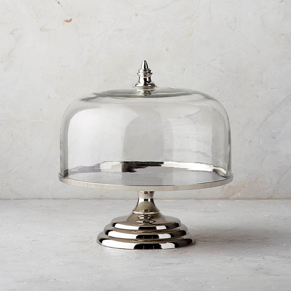 Amelie Single-Tier Cake Server with Cloche