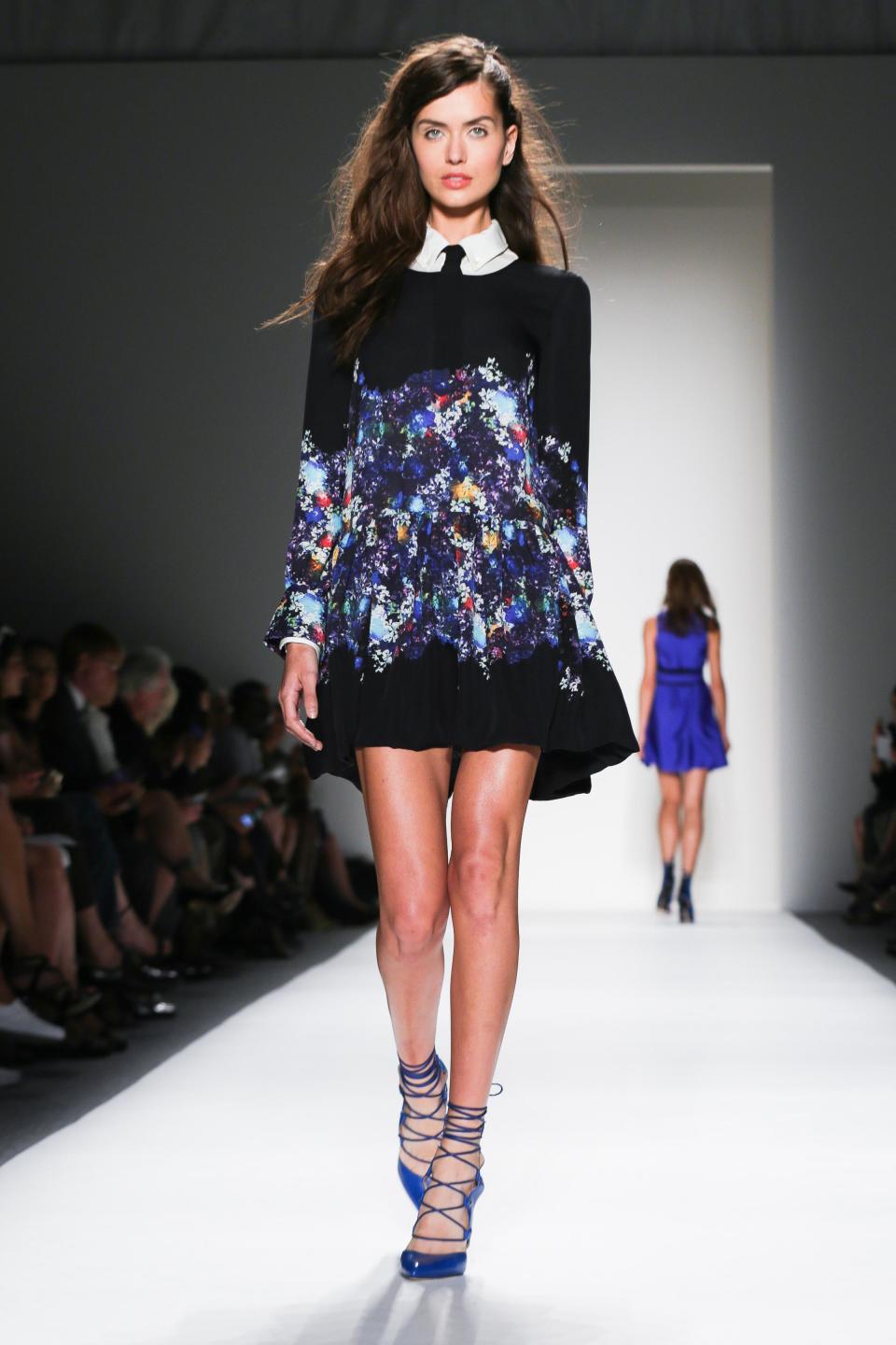 In this Thursday, Sept. 5, 2013, photo, fashion from the Marissa Webb Spring 2014 collection is modeled during Fashion Week in New York. (AP Photo/Marissa Webb)