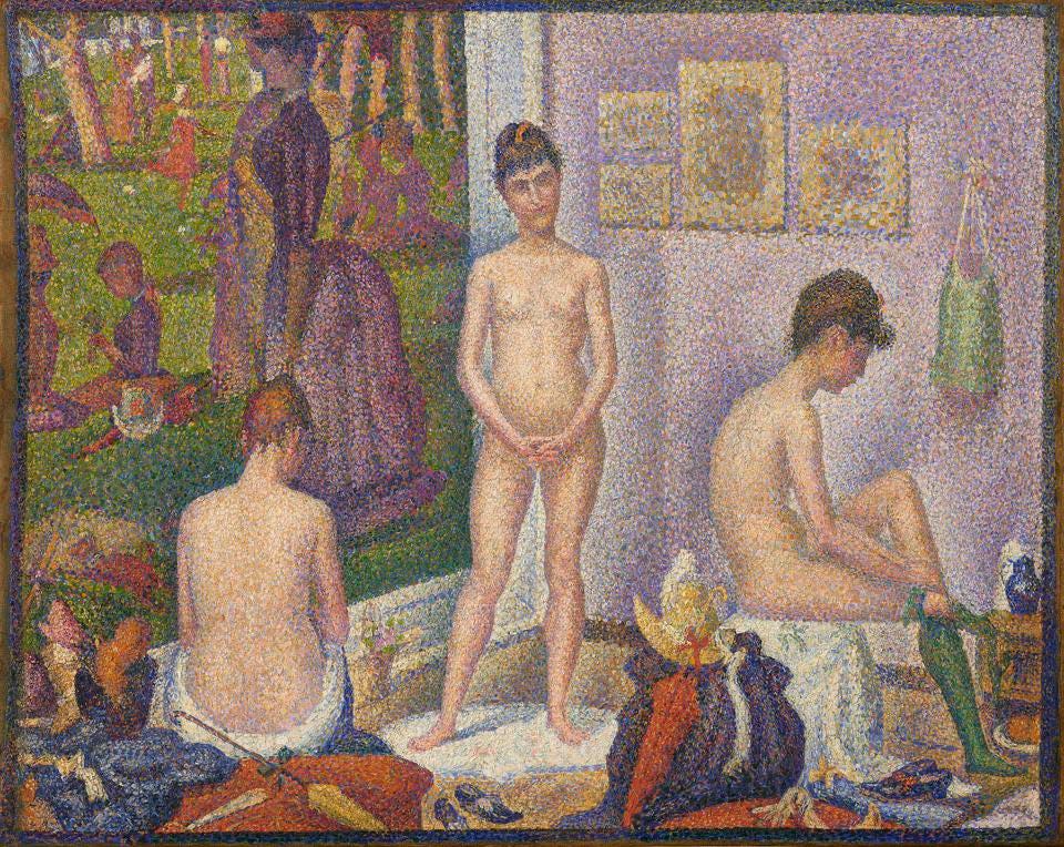 LOTE 8_Georges Seurat, Les Poseuses, Ensemble (versión Petite)