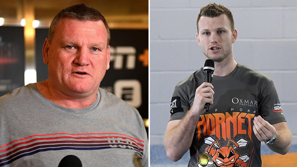 Dean Lonergan has drawn the ire of Jeff Horn. Pic: Getty