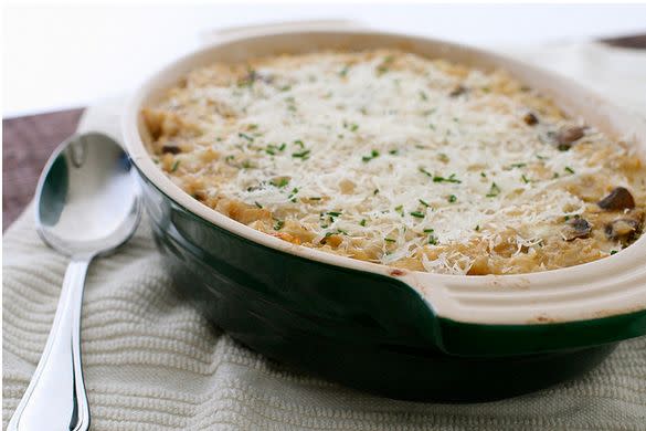 <strong>Get the <a href="http://www.annies-eats.com/2011/11/16/mushroom-and-brown-rice-casserole/" target="_blank">Mushroom And Brown Rice Casserole recipe</a> from Annie's Eats</strong>
