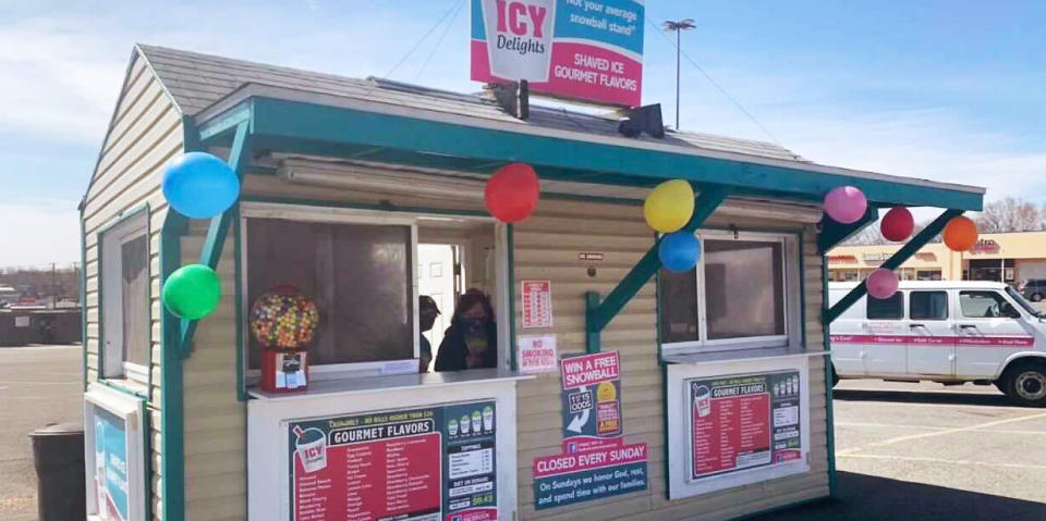 Icy Delights, a small Maryland-based frozen dessert chain (Courtesy of Sharon Gay)