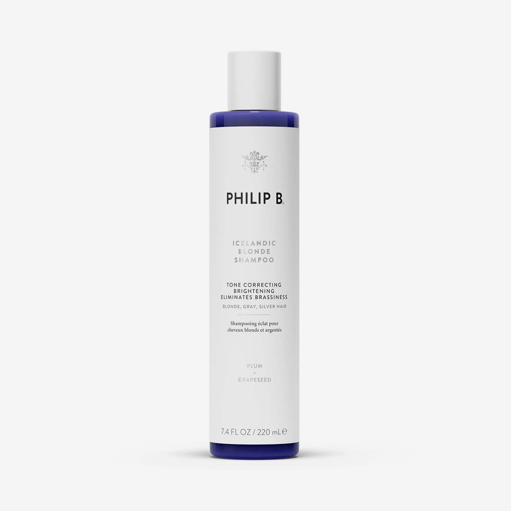 <p><a href="https://go.redirectingat.com?id=74968X1596630&url=https%3A%2F%2Fwww.dermstore.com%2Fphilip-b-icelandic-blonde-shampoo-220ml%2F12538161.html&sref=https%3A%2F%2Fwww.elle.com%2Fbeauty%2Fhair%2Fg60524775%2Fbest-purple-shampoo-for-hair%2F" rel="nofollow noopener" target="_blank" data-ylk="slk:Shop Now;elm:context_link;itc:0;sec:content-canvas" class="link rapid-noclick-resp">Shop Now</a></p><p>Icelandic Blonde Shampoo</p><p>dermstore.com</p><p>$46.00</p><span class="copyright">Philip B</span>