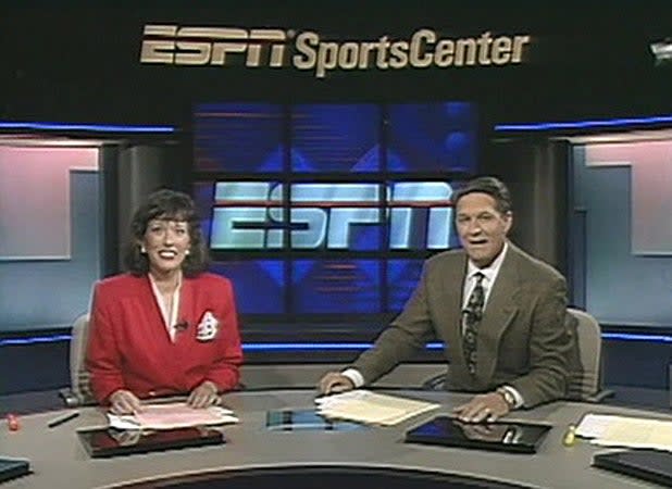 Linda Cohn's first SportsCenter