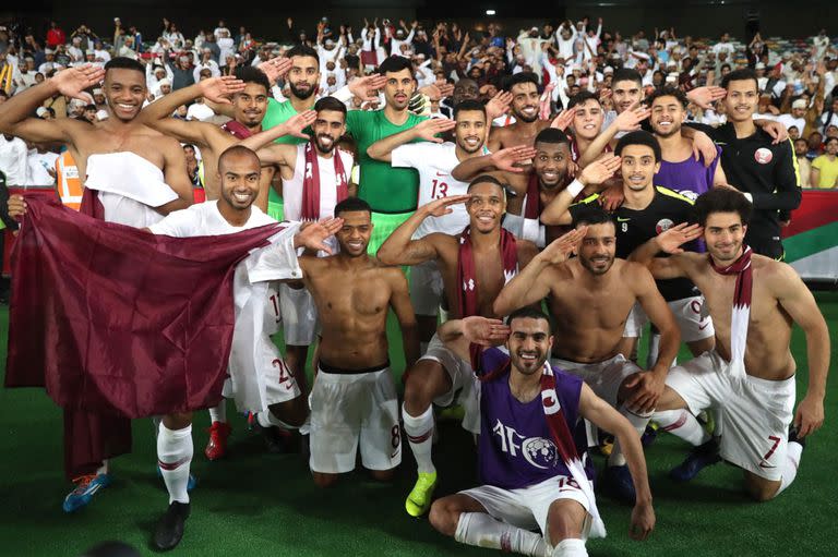 La selección de Qatar está en los cuartos de final de la Copa Asia