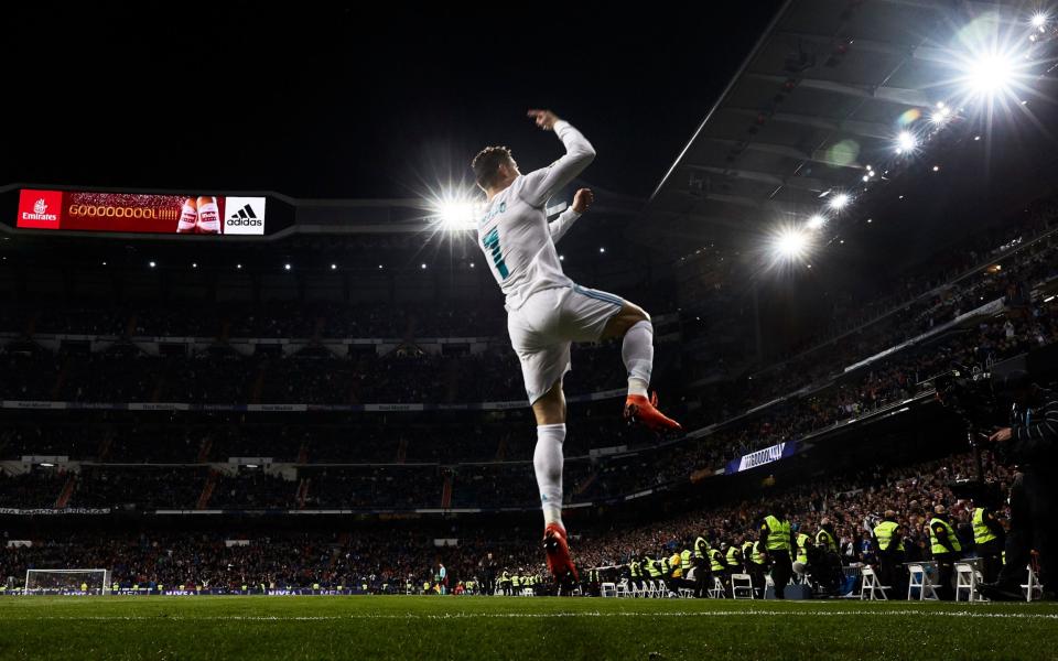 Cristiano Ronaldo scored the 50th hat-trick of his career to  - Getty Images Europe