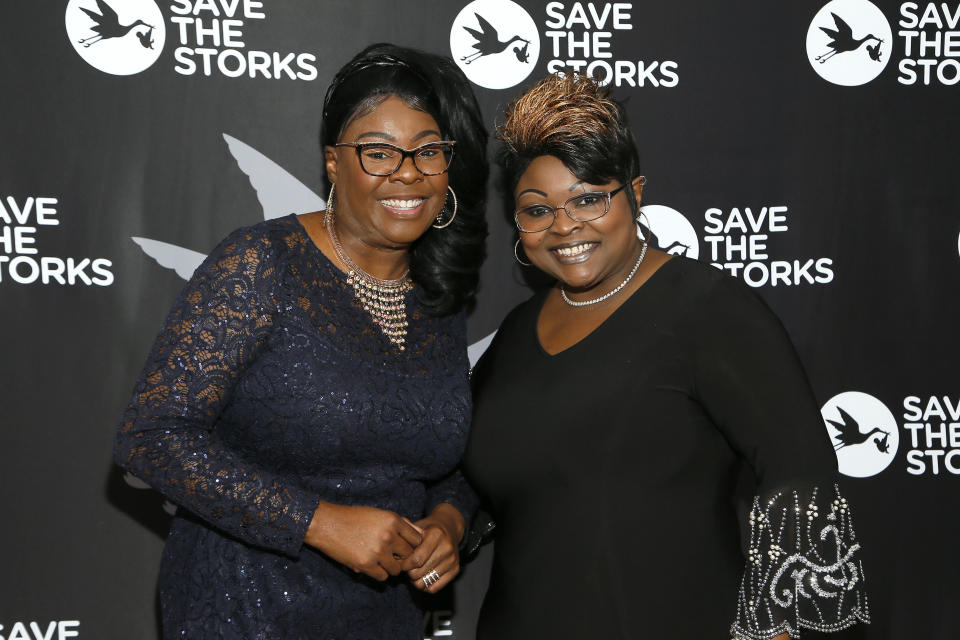 Diamond (L) and Silk (R) attend the Save the Storks 2nd Annual Stork Charity Ball at the Trump International Hotel on January 17, 2019 in Washington, DC.  / Credit: Paul Morigi