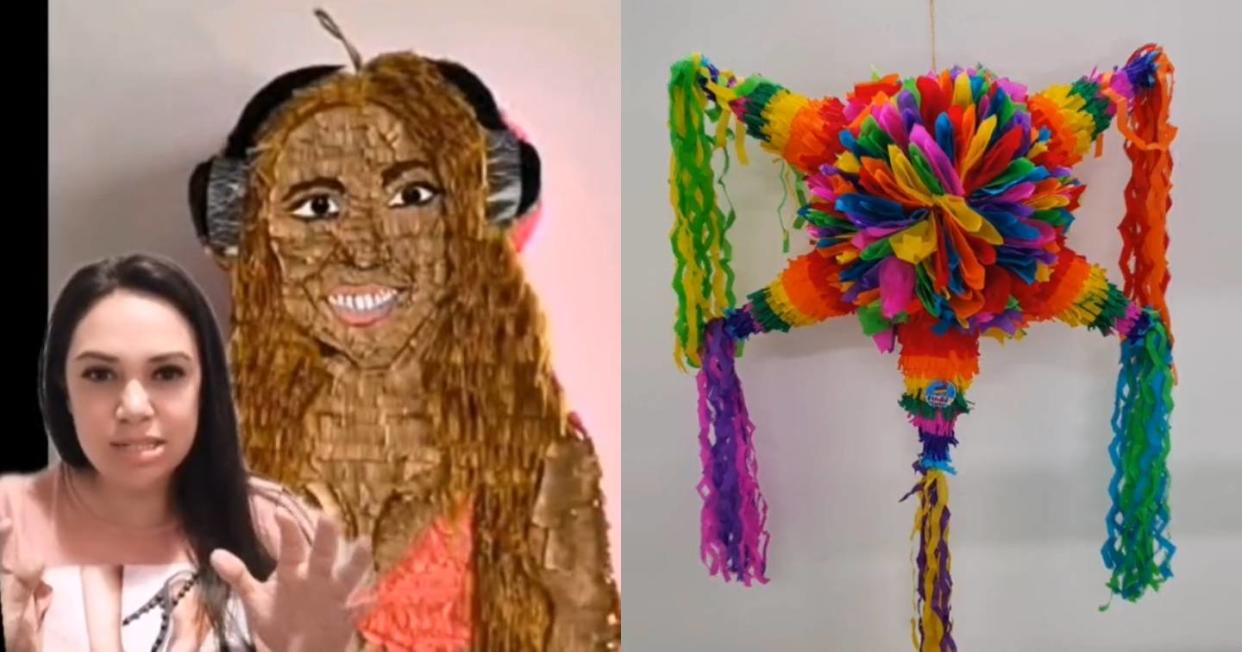 Mexicana descubrió que piñatas en Canadá son horribles y montó su exitoso negocio. Foto: Captura de video TikTok vía @pinart_montreal