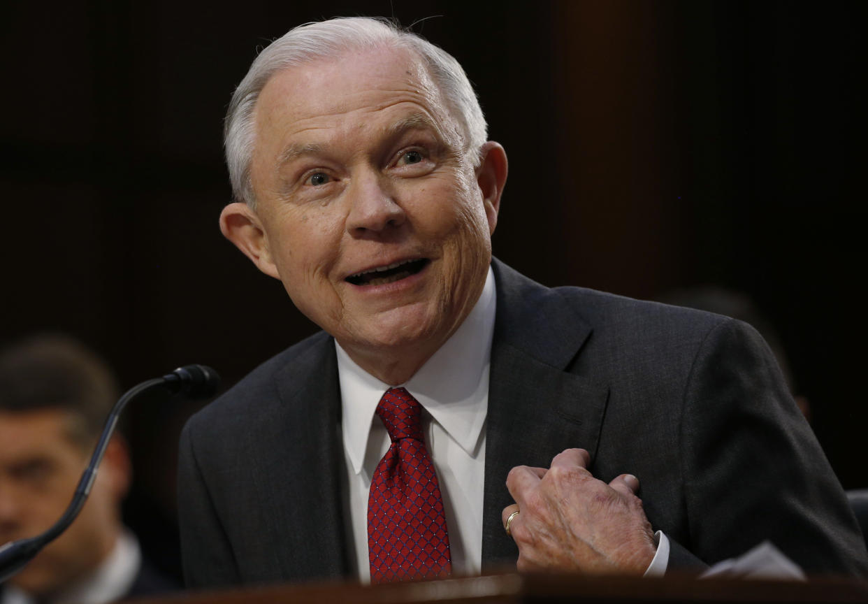 Attorney General Jeff Sessions spoke at a&nbsp;D.A.R.E. training conference Tuesday, saying he wants to make the program prominent again. (Photo: Jonathan Ernst / Reuters)