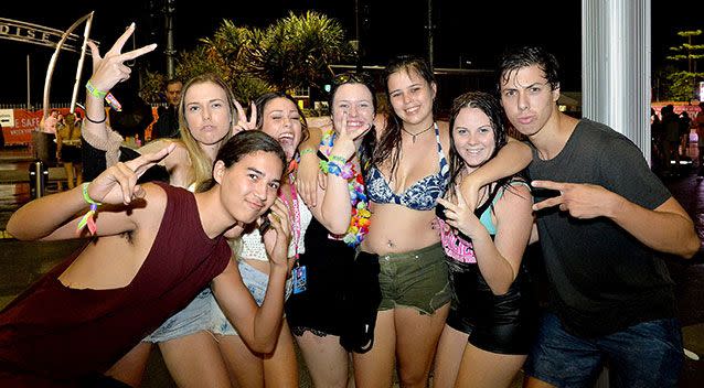 Entry to Schoolies Hub on Surfers paradise is 