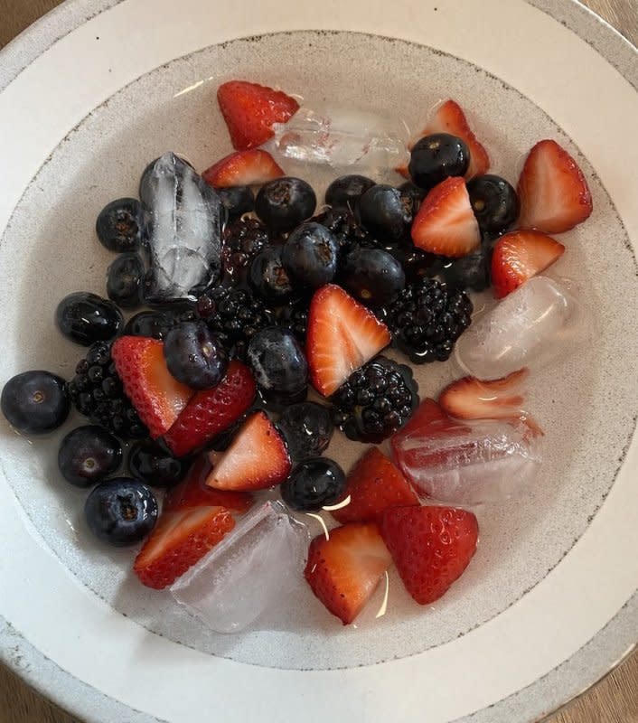 <p>Shea Goldstein</p><p>Combine fresh fruit, ice and coconut water. So simple. Worth the hype? You be the judge.</p><p><strong>Get the recipe: <a href="https://parade.com/1183334/sheagoldstein/tiktok-natures-cereal/" rel="nofollow noopener" target="_blank" data-ylk="slk:Nature's Cereal;elm:context_link;itc:0;sec:content-canvas" class="link ">Nature's Cereal</a></strong></p>