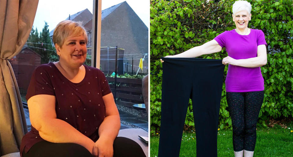 Susan Mackay went from a size 22 to a size 8.