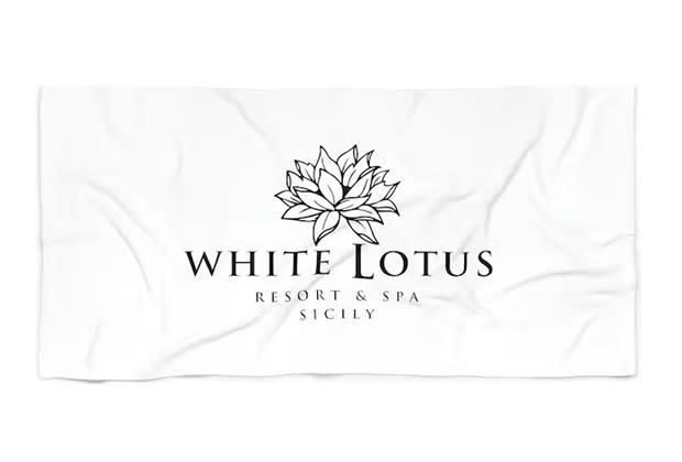 The White Lotus Resort Towel