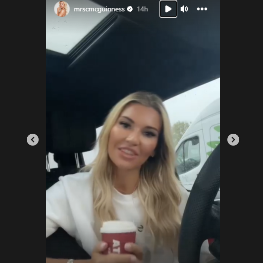 Christine McGuinness opened up in a video on Instagram. (Christine McGuinness Instagram)