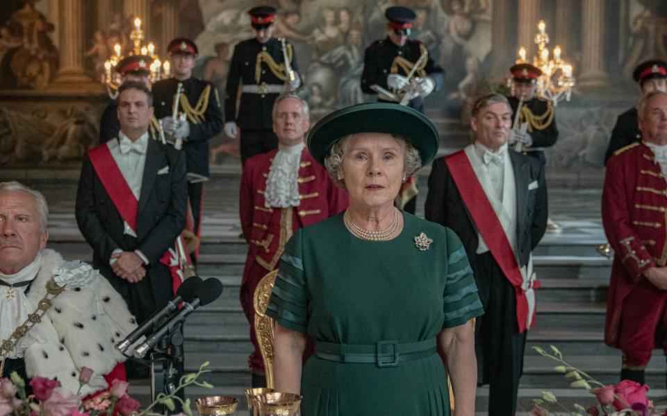 The Crown Season 5, , Netflix drama about the British Royal Family, , Imelda Staunton as Queen Elizabeth IIAnnus Horribilis - Keith Bernstein/Netflix