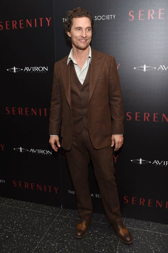 Matthew McConaughey Brown Suit