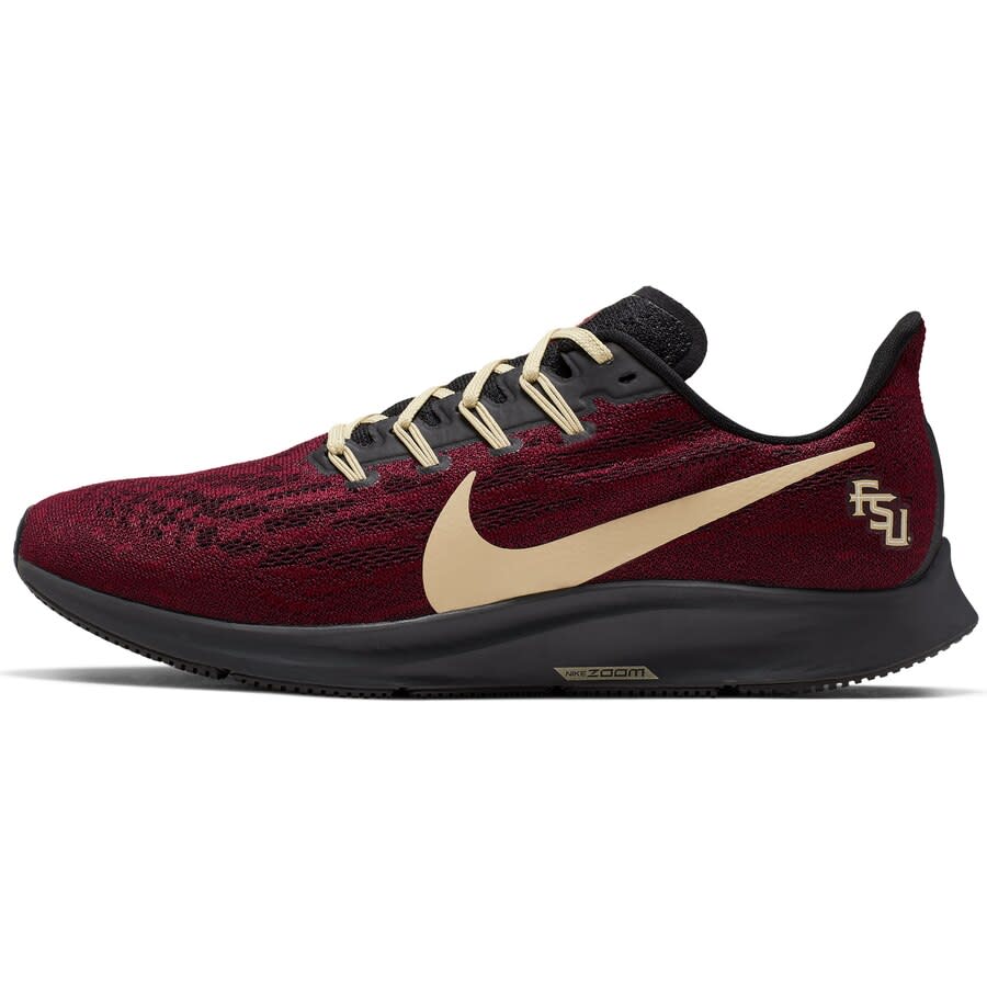 Men's Nike Garnet/Gold Florida State Seminoles Air Zoom Pegasus 36 Sneakers