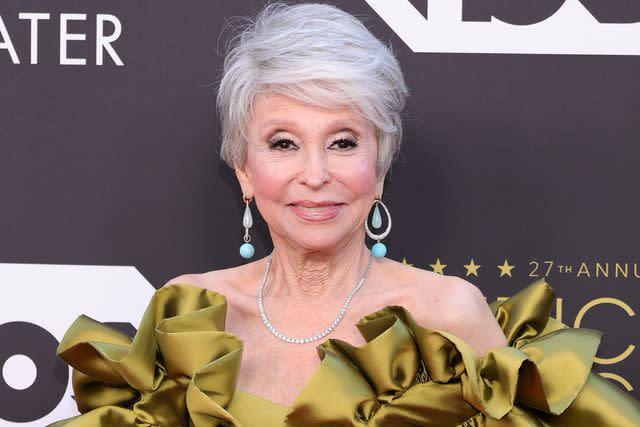 <p>Matt Winkelmeyer/Getty</p> Rita Moreno on March 13, 2022.