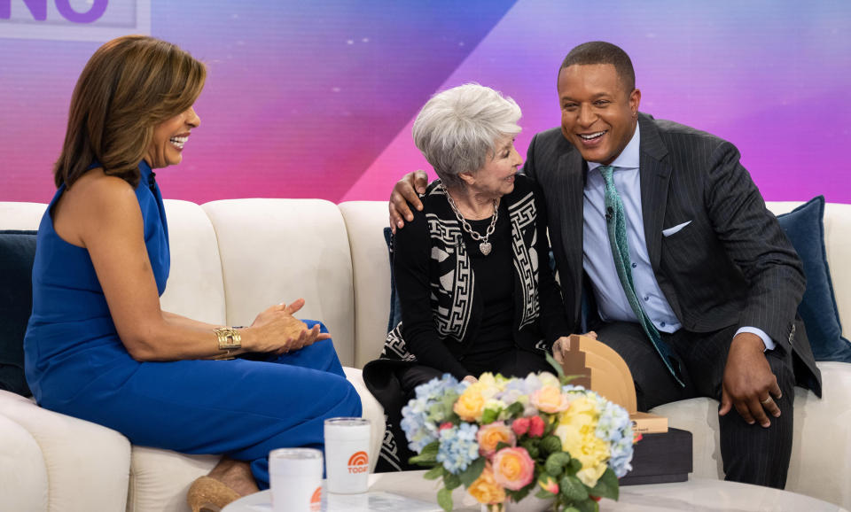 Craig Melvin, Rita Moreno (Nathan Congleton / TODAY)