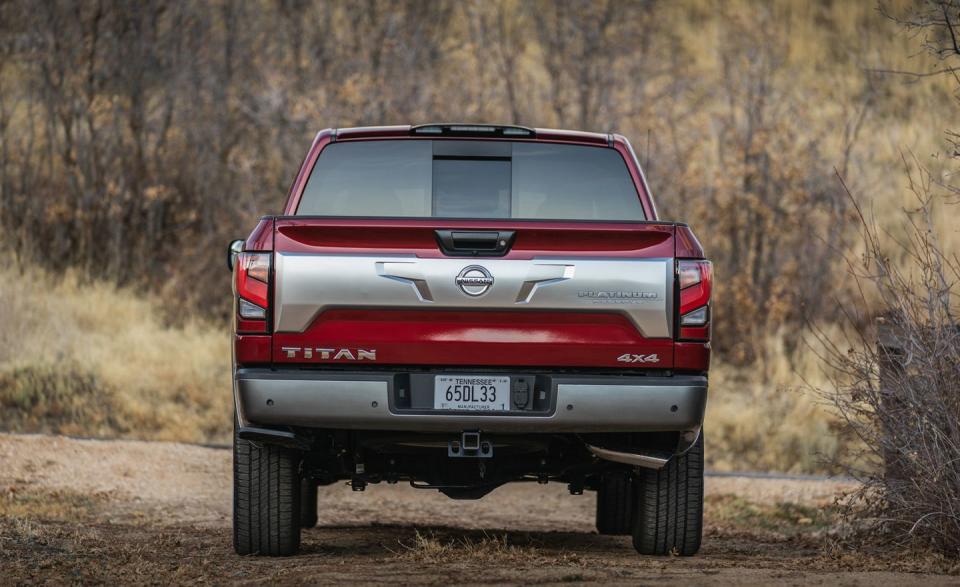 <p>The 2020 Titan model range starts with the base S trim and moves to the SV, the off-road-oriented Pro-4X, and on to the crew-cab-only SL and Platinum Reserve.</p>