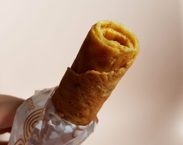 image of close up of bears' egg rolls