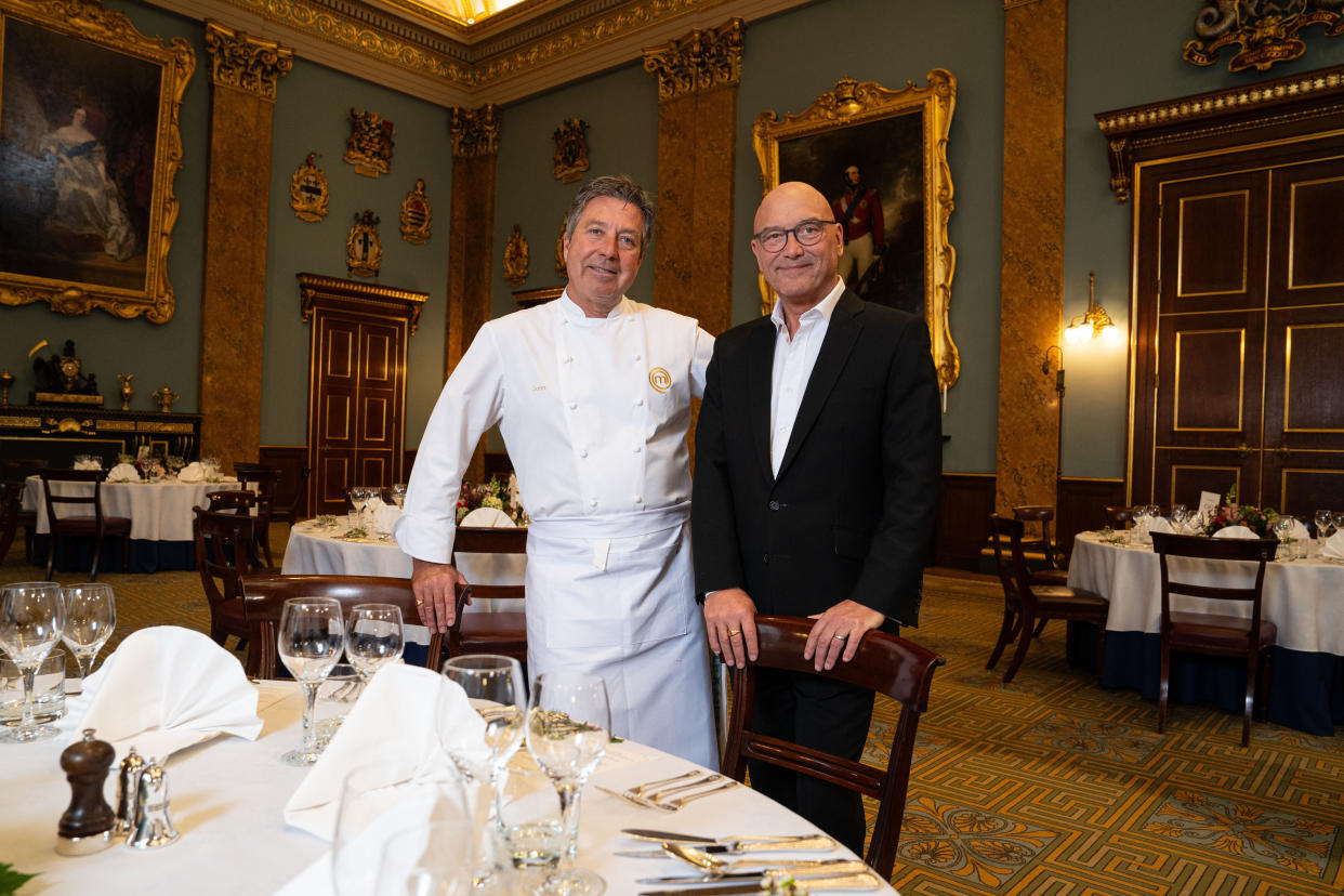 MasterChef Semi-Final 20th Anniversary Dinner John Torode, Gregg Wallace