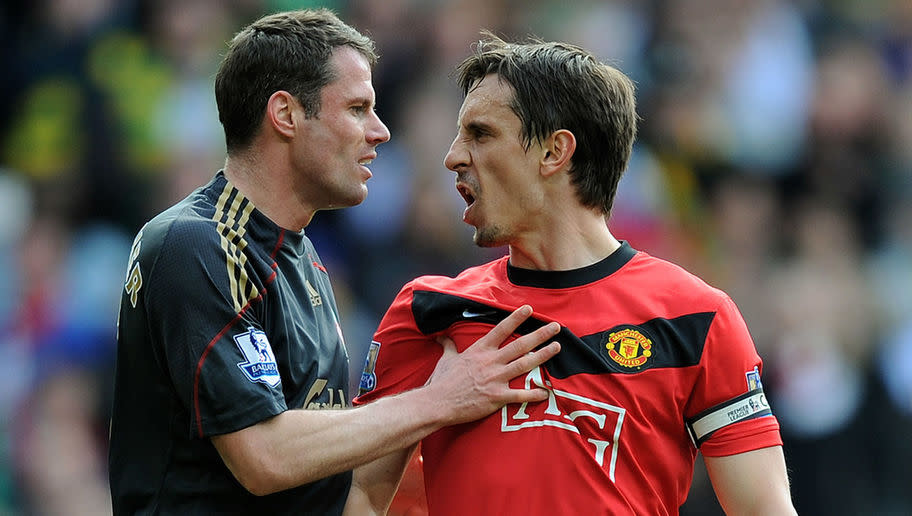 ​Carragher and Neville’s relationship is a lot more amicable since they ended their playing days