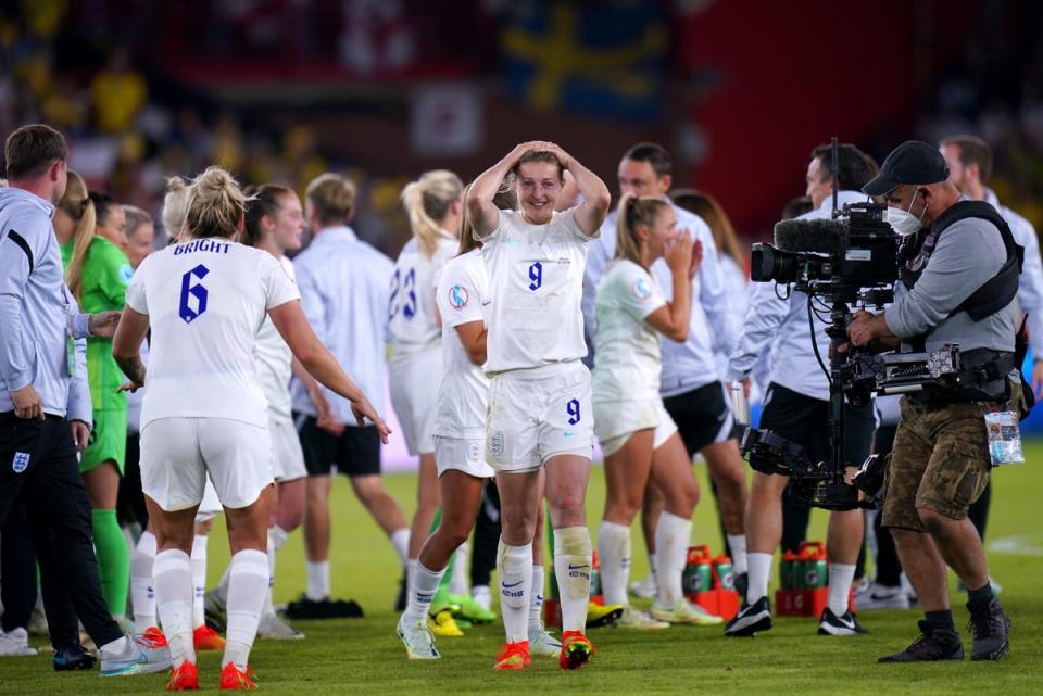 England beat Sweden to reach the Euro 2022 final (Danny Lawson/PA) (PA Wire)