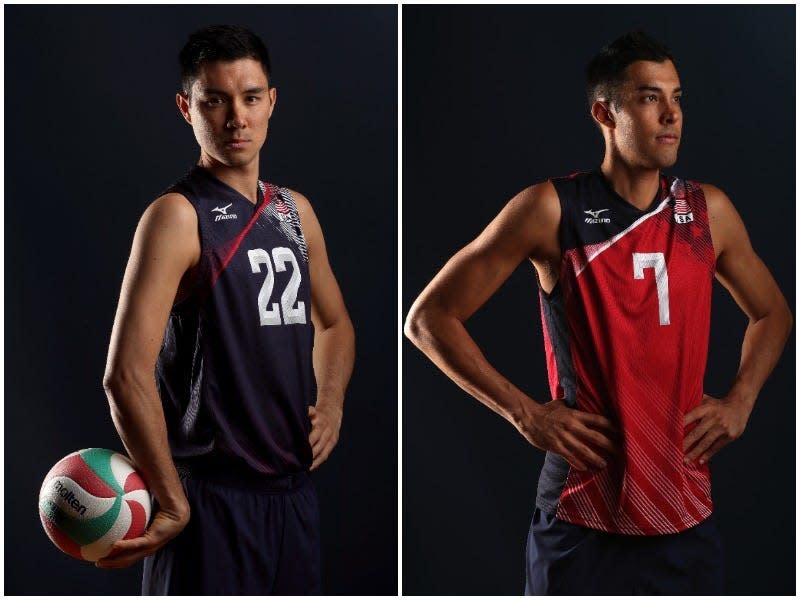 Erik (left) and Kawika Shoji in a side by side image