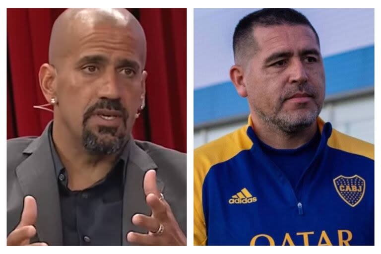 Juan Sebastián Verón y Juan Román Riquelme, dos emblemas de Estudiantes y Boca que hoy 