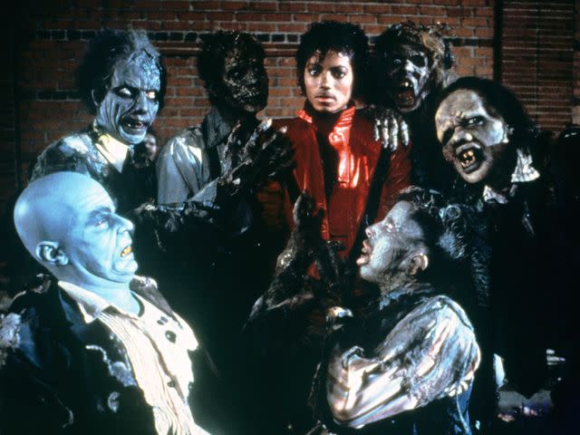 MCA/Universal/Everett Collection Michael Jackson in the 1983 'Thriller' music video