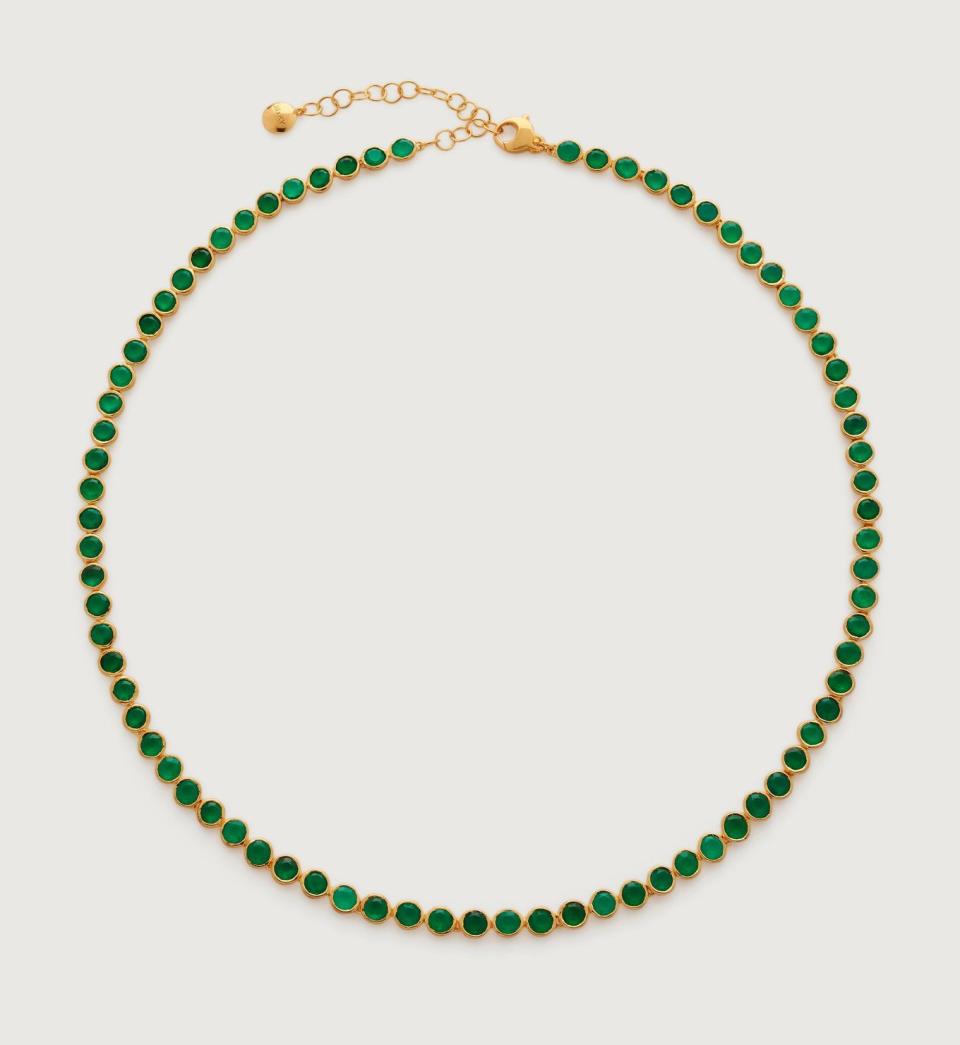 11) Kate Young Gemstone Tennis Necklace