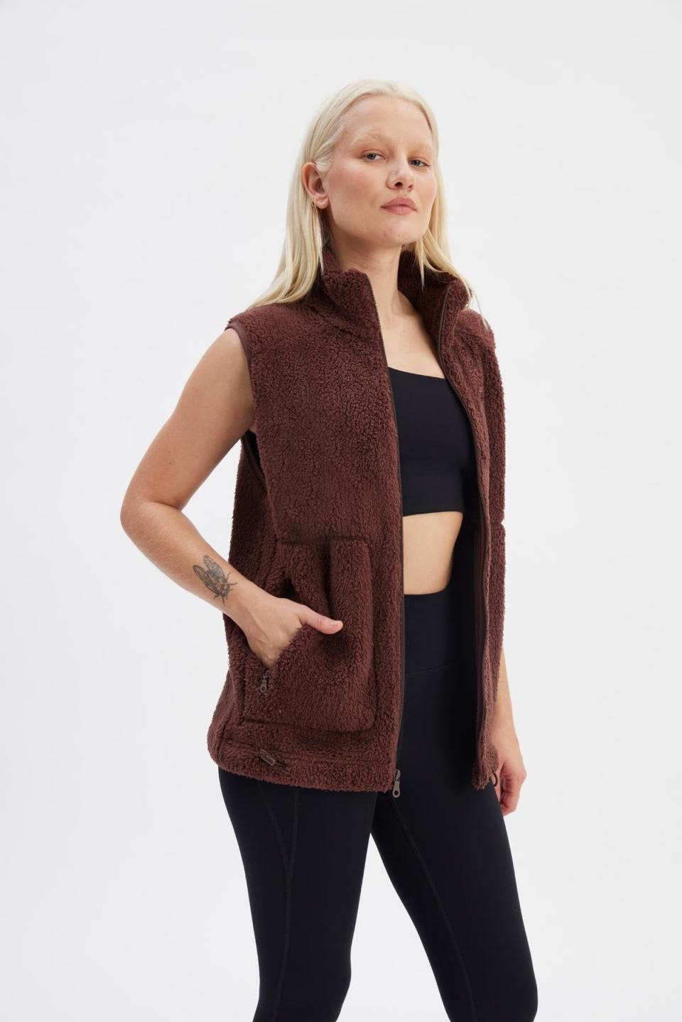 21) Recycled Fleece Vest