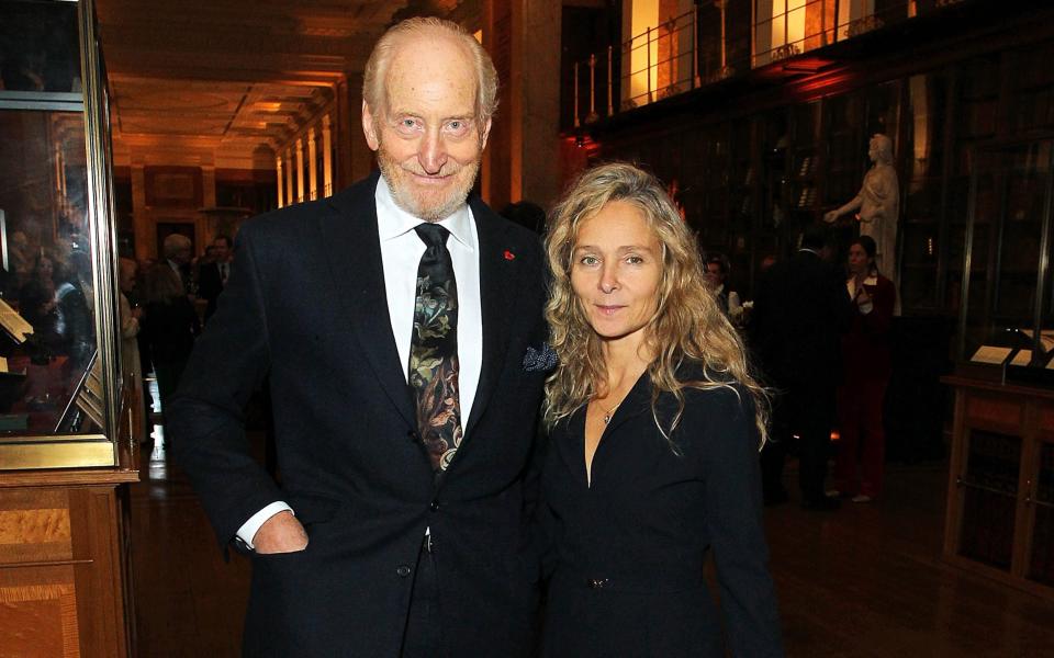 Charles Dance and Alessandra Masi