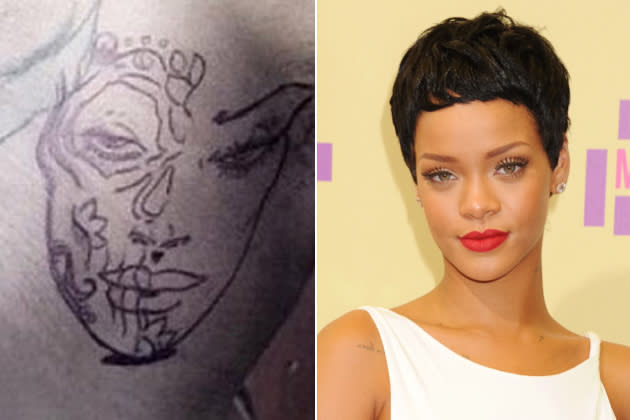 Rihanna scheint das Vorbild für Chris Browns Prügel-Tattoo gewesen zu sein