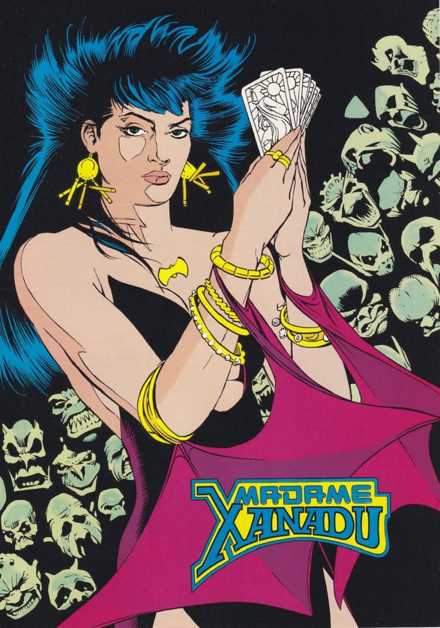 Illustration of Madame Xanadu from DC Comics' Who's Who compendium. 