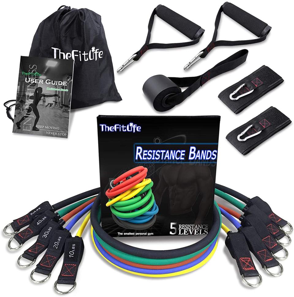 10. TheFitLife Exercise and Resistance Bands Set