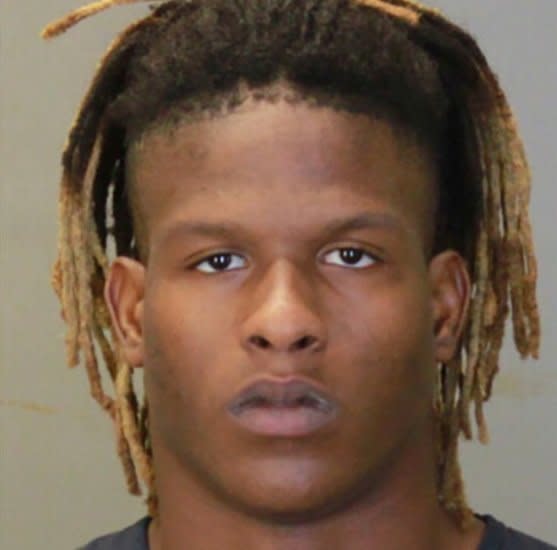 Justin Crawford presentado después de su arresto en Columbus, Georgia. (Muscogee County Jail)