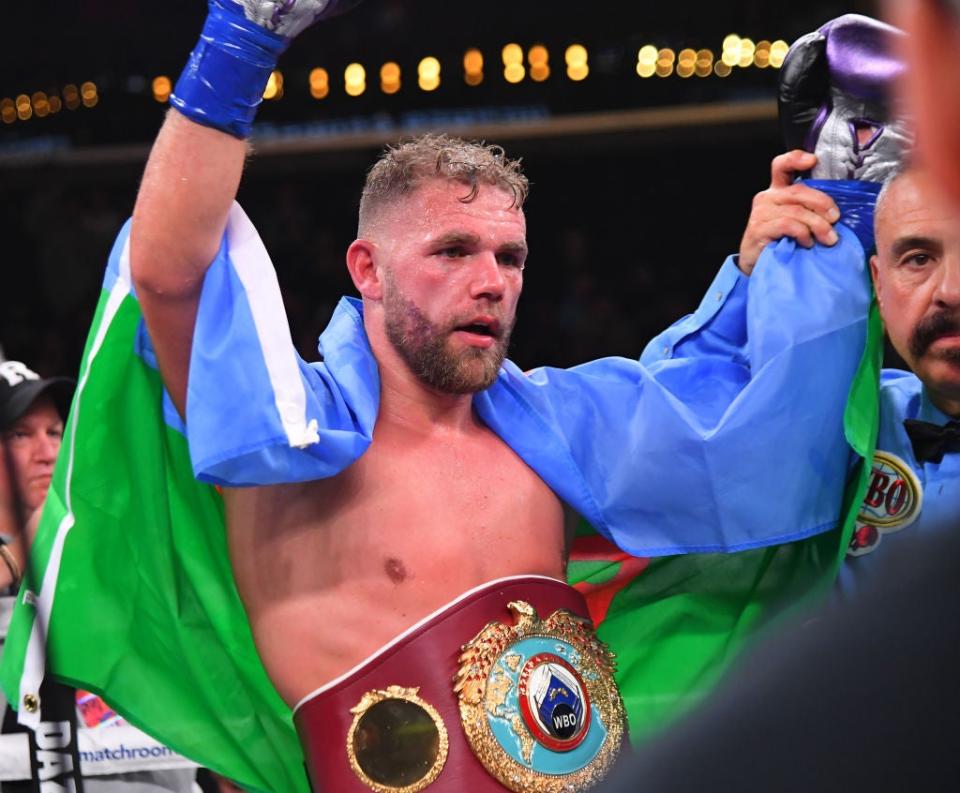 <p>Saunders has confirmed the ring size issue has been sorted</p> (Getty Images)