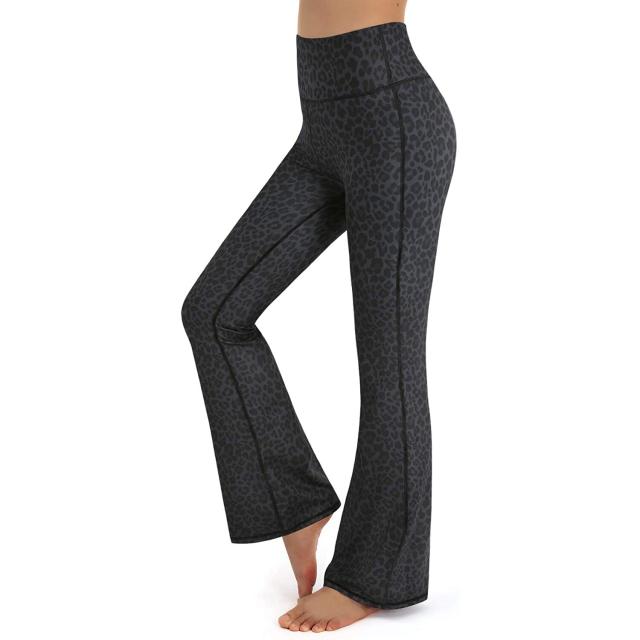 Promover Bootcut Yoga Pants Women Hight Waist Black Size M