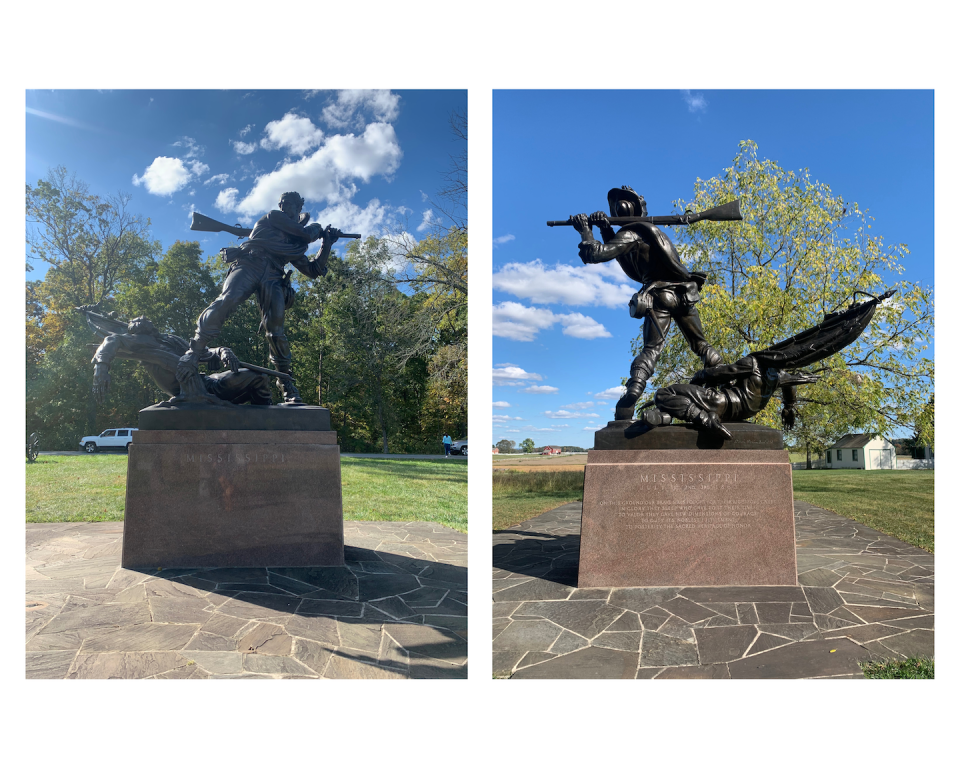 The Mississippi state monument at Gettysburg today. Katrina Stack Finkelstein, <a href="http://creativecommons.org/licenses/by-nd/4.0/" rel="nofollow noopener" target="_blank" data-ylk="slk:CC BY-ND;elm:context_link;itc:0;sec:content-canvas" class="link ">CC BY-ND</a>