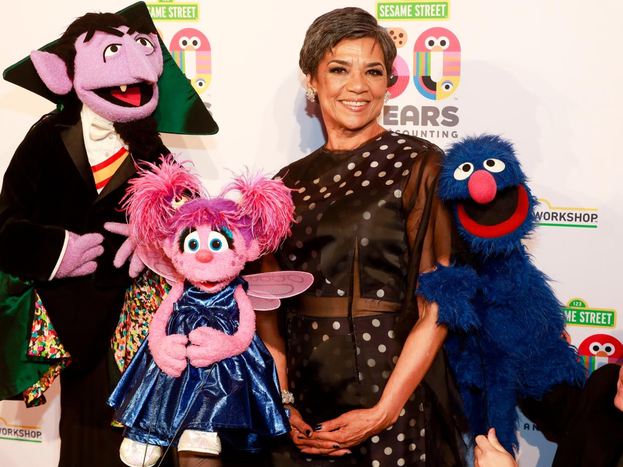 Sonia Manzano attends the Sesame Workshop's 50th anniversary benefit gala in 2019, in New York. 