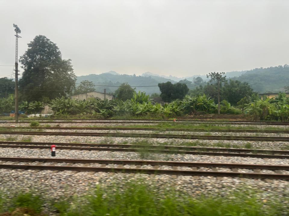 Views from train in northern Vietnam