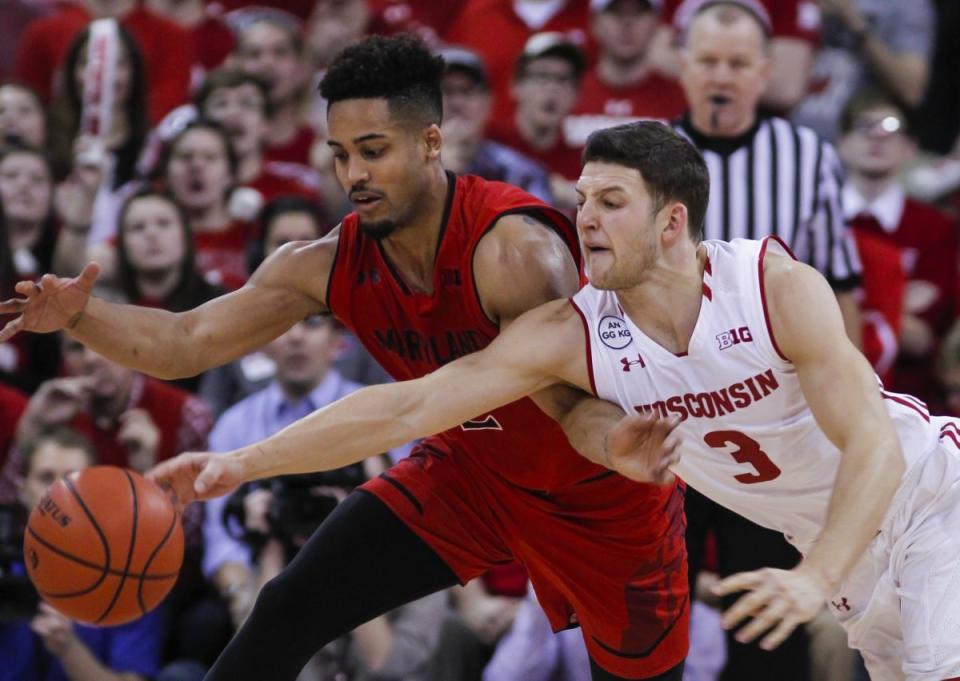 Wisconsin snapped a two-game losing streak with a victory over Maryland. (AP)